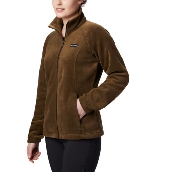 Dámské Bundy Columbia Benton Springs Full Zip Fleece Petite Olivy Zelené IGFMUD104